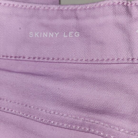 St. Johns Bay Womens Skinny Leg Jeans Size 14 Lavender Cotton Blend.4059 - Picture 4 of 10